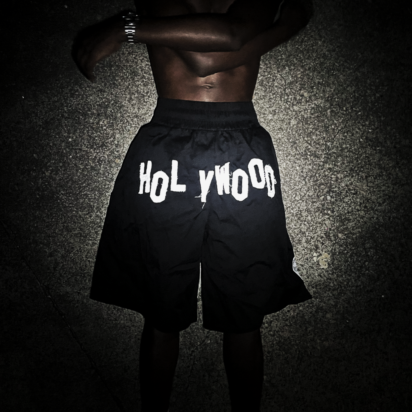 "HOLYWOOD" Hybrid Boxing Shorts